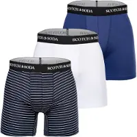 Scotch & Soda Boksershorts blå / marin / sort / hvid