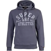 Superdry Superdrytil mænd. M2014091A Athletic Ess sweatshirt blå (M), Casual, Polyester