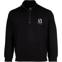 Armani Exchange Sweatshirt sort / hvid