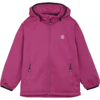 Color Kids Funktionsjakke mørk pink / hvid