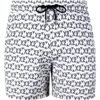 Yeaz Badeshorts 'Seashey' sort / hvid