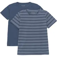Minymo Shirts natblå / dueblå