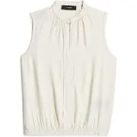 G-Star Stand-Up Collar Sleeveless Top - White - Women