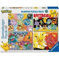 Ravensburger Børnepuslespil 4x100 Pokémon