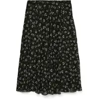 Vero Moda Nederdel 'VMIHANNAH' grå / oliven / sort