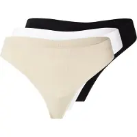 ONLY String 'ONLVICKY' beige / sort / hvid