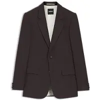 BOSS Relaxed fit habitjakke i twill