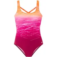 LASCANA Badedragt orange / fuchsia / lys pink