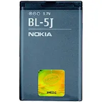 Nokia BL-5J - Batteri for mobiltelefon - Li-Ion - 1320 mAh - for Nokia 5228, 5230, 5235, 5800, C3, N900, X1, X6 Asha 200, 201, 302 Lumia 520, 530