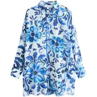 Next Strandkjole blå / aqua / mørkeblå / hvid