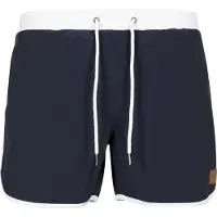 Urban Classics Badeshorts navy / hvid