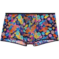 Hom Boksershorts natblå / aqua / lilla / orange