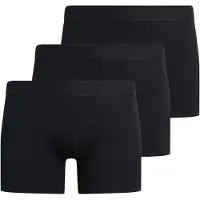 Superdry Superdrytil mænd. M3110452C Pakke med 3 boxershorts Sort design (L), Afslappet, Bomuld