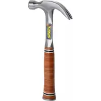 Estwing E12C Curved Claw Hammer EWEE12C Stacked Leather Grip, klauwhamer 340 gram