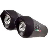 Gpr Exhaust Systems Furore Evo4 Poppy Aprilia Dorsoduro 900 17-20 Ref:e4.a.67.fp4 Oval Lyddæmper Typegodkendt