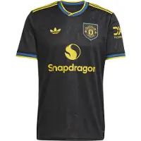Adidas Fodboldtrøje 'Manchester United 25/26' blå / gul / sort