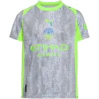 Puma Manchester City 25/26 Third Jersey Youth, Clothing, Cool Weather/Pro Green, 11-12Y