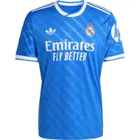 Adidas Fodboldtrøje 'Real Madrid 25/26' himmelblå / hvid