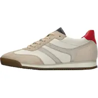 Gabor Snøresko beige / rød / offwhite