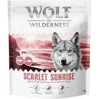 Wolf of Wilderness "Scarlet Sunrise" - Laks & Tun - Økonomipakke: 4 x 1 kg ny opskrift