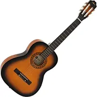 Gear4Music 3/4 Klassisk Guitar Sunburst fra