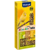 Vitakraft Kräcker Trio-Mix Kanarie - Æg, Kiwi & Banan - 3 stk.