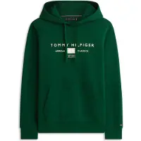 Tommy Hilfiger Sweatshirt 'Brand Love' gran / hvid