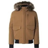 Superdry Superdrytil mænd. M5011742A Everest grøn quiltet bomberjakke med hætte (M), Casual, Polyester