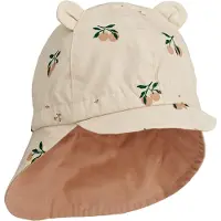 Liewood Legionærhat - Gorm Reversible - Peach Seashell/Pale Tusc - - 9-12 mdr - Solhat