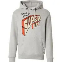 Superdry Superdrytil mænd. M2014356A North Cali-hoodie i grå (L), Casual, Bomuld