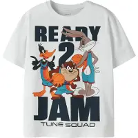 Name it Shirts 'NKMFLY SPACEJAM' cyanblå / orange / sort / hvid
