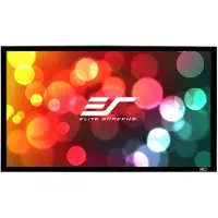 Elite Screens Elite SableFrame ER135WH1 - Projektionsskærm - vægmonterbar - 135 (343 cm) - 16:9 - CineWhite - sort fløjl