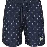 Urban Classics Badeshorts marin / hvid