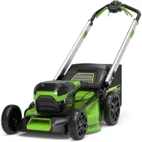 Greenworks 2514207, Manuel plæneklipper, 750 m², 46 cm, 2,5 cm, 8 cm, 500 m²
