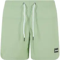 Urban Classics Badeshorts grøn / sort / hvid