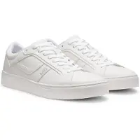BOSS Sneakers med logokanter i imiteret nappalæder.