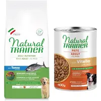 NATURAL TRAINER Adult Maxi med fisk og ris - 12 kg