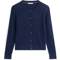 Tommy Hilfiger Cardigan 'Mini Cable' marin
