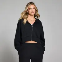 Myprotein MP Dame Lifestyle Hoodie med Lynlås - Vasket Sort - L