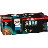 Sheba Sauce Collection Fish flavors collection - wet cat food - 40x85 g
