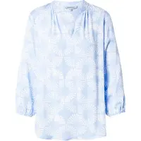More & more Bluse lyseblå / hvid