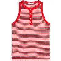 Tommy Hilfiger Gold Button Henley Ærmeløs Top