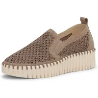 Ilse jacobsen Slipper 'Tulip' navy / brun