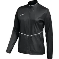 Nike Regnjakke Repel Park 26 - Sort/hvid Kvinde, størrelse Small