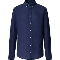 Hackett Hm3010635 Linen Skjorte Med Lange ærmer