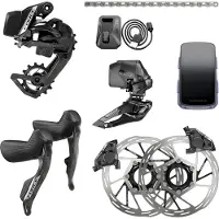 Sram Force E-tap Axs E1 2x Hidro Flat Mount Cl With Hammerhead Karoo Cykelkomponentgruppe