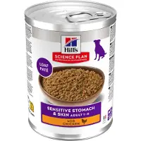 Hill's Pet Nutrition Adult Dog Sensitive Mave & Hud - Kylling (48 x 370 g)