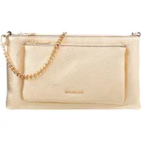 Michael Kors Michael Korstil kvinder. 32F5GJ6C8M Konvertibel skuldertaske i guldlæder (OSFA), Guldfarvet, Casual