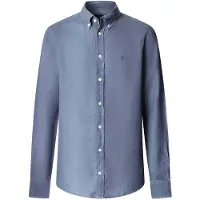 Hackett London Hm3010635 Linen Skjorte Med Lange ærmer