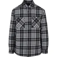 Urban Classics Skjorte grå / sort / hvid
